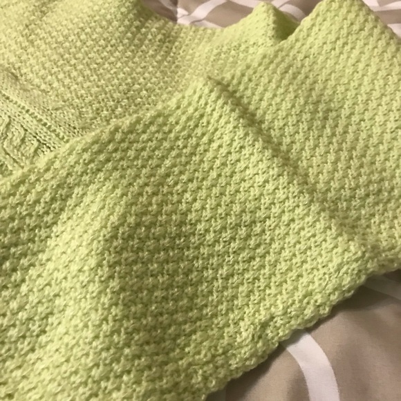 Lattice Front Raglan Crewneck Sweater - Picture 6 of 6